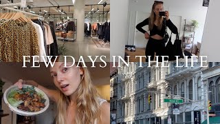 VLOG  real few days living in nyc photoshoot planning shopping for fall alo workout amp cooking [upl. by Lowney162]