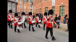 Stafford Remembrance Parade Sunday13th November 2022  A March Through The Town TSW Stafford [upl. by Mischa]