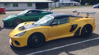 Lotus Exige Cup 430 VS Lotus Evora GT430 [upl. by Ardnaed]