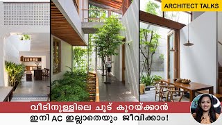 Natural Ventillation House Design I Cross Ventillation Kerala Style House Design [upl. by Frye750]