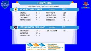 Leeming Spartan First Grade v Hilton Bicton First Grade [upl. by Whitehouse]