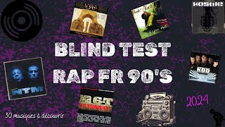 Blind test Rap français 1995 à 1999  le meilleur [upl. by Waiter3]