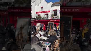 The artists of Place du Tertre SacréCœur Basilica  Montmartre 🇫🇷 Paris [upl. by Gader268]