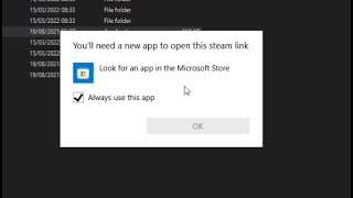 How to fix youll need a new app to open this steam link [upl. by Ainav913]