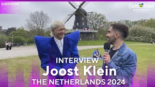 Joost Klein interview following his second rehearsal on the Eurovision stage  Eurovisionfun [upl. by Ecirtnahc]