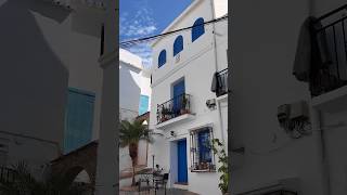 Frigilianas whitewashed houses  typical Andalucian vibes 😊😮 🇪🇸 shorts krieljan fyp [upl. by Alyled440]