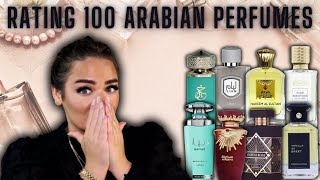 RATING MY ENTIRE ARABIAN PERFUME COLLECTION 100 SCENTS PART 1  PERFUME REVIEW  Paulina Schar [upl. by Buell]