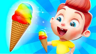 Ice Cream Song  Nursery Rhymes amp Kids Cartoon [upl. by Aenyl]