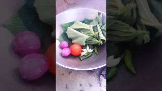 Gourd Leaf Bharta Recipe recipe cooking ytshort [upl. by Efinnej318]