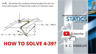 439 hibbeler statics chapter 4  hibbeler statics  hibbeler [upl. by Eniamrahs]