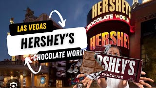 HERSHEYS CHOCOLATE WORLD LAS VEGAS  WORLDS LARGEST CHOCOLATE BAR [upl. by Nerita]