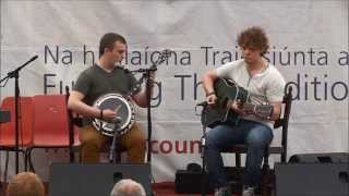 Norwegian rheinlander  Jimmy Duffys barn dance  Josh OLoughlin banjo  Martin Quigley guitar [upl. by Tali]