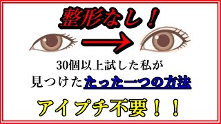 二重瞼の作り方 マッサージ脂肪燃焼 アイプチ不要 ※字幕解説 [upl. by Hillhouse101]