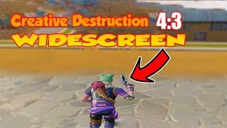 How to Play Creative Destruction In a StretchedWidescreen 43 Resolution Tutorial PC ONLY [upl. by Eetnahc]