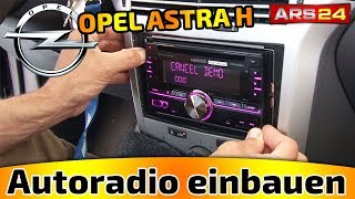 Autoradio Opel Astra H einbauen  Wie funktioniert der CANBUS  ARS24 [upl. by Hteb]