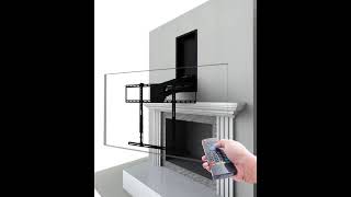 Motorized TV Mount over Fireplace [upl. by Lacim]