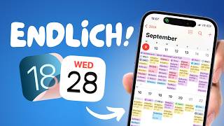 Diese neue Funktionen ÜBERSEHEN viele  Apple Kalender  IOS18 [upl. by Ainattirb]