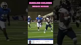 HURDLING CHILDREN highschoolfootball shorts americanfootball football boisestatefootball [upl. by Rol]