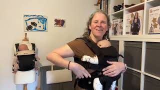 How to Use the Infantino Upscale Carrier with your newborn baby [upl. by Ramsdell]