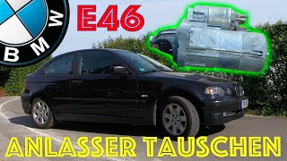 BMW E46 318d Anlasser ausbauen [upl. by Nylekcaj649]