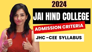 JAI HIND COLLEGE 2024 ADMISSION CRITERIA  ENTRANCE EXAM SYLLBUS  HOW TO PREPARE [upl. by Wood]