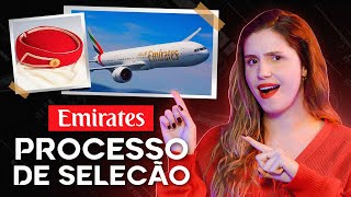 EMIRATES ABRE VAGAS PARA COMISSÁRIOS [upl. by Neenaej]