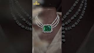 Diamond Necklace  DNS 3503  Tiraa by Tibarumal Jewel diamondjewellery [upl. by Vaules]