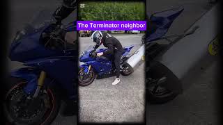 The Terminator neighbor  trolface challengeshorts trending funny memes [upl. by Gerrard]