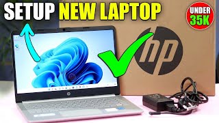 HP 15s Laptop Unboxing🔥2024  Best Laptop Under 35k RS  Unboxing amp Full Setup 🔥New Laptop 2024 [upl. by Teik]