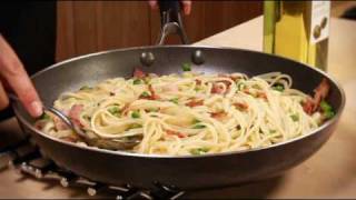 Linguini with bacon and ricotta recipe from Waitrose [upl. by Atem]