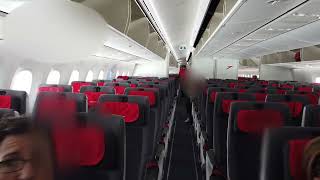 Cabin of the first Dreamliner of Austrian Airlines [upl. by Lienahs]