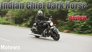 Indian Chief Dark Horse Road Test Review [upl. by Leacock]