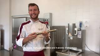 Operational video of turbomix Iceteam 1927 Cattabriga Mixer Blender Emulsifier Whipper [upl. by Lytton]