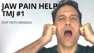 TMJ Exercises 1  Jaw Pain Help  Teeth Grinding [upl. by Yojenitsirk191]