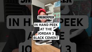 SNEAKERPEEK  Air Jordan 3 ‘Black Cement’ [upl. by Lseil304]