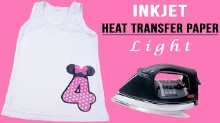 How to Print on TShirts at Home  Using Ink Jet Heat Transfer Paper LIGHT [upl. by Benny]