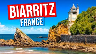 BIARRITZ  FRANCE City tour of Biarritz France in 4K [upl. by Goodwin]