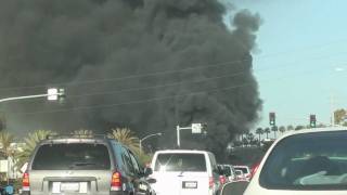 San Diego Palm Ave BP Tanker Fire 6162010 [upl. by Ained]