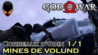 GOD OF WAR Corbeaux dOdin  MINES DE VOLUND Midgard 11 [upl. by Maddi171]