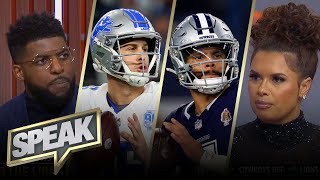 Cowboys beat Lions after penalty was Detroit robbed of a win  NFL  SPEAK [upl. by Richman257]