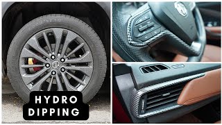 Mg Hector 2024  Hydro Dipping  Hydro Dipping Process  Hydro Dipping Car Interior  2024 Mg Hector [upl. by Yusuk212]