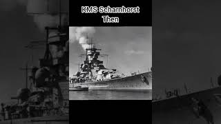 KMS Scharnhorst Then VS Now thenandnow scharnhorst shipwreck battleship kriegsmarine [upl. by Arua922]