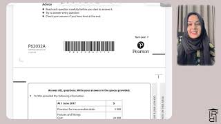 Edexcel GCSE Accounting May June 2019 Paper 2 Q1 [upl. by Holey]