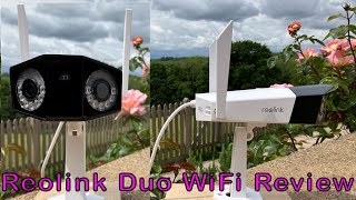 Reolink Duo WiFi Review  One Camera 150 Degree Field of View Covers Large Areas With Ease [upl. by Anabal]