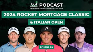 Rocket Mortgage Classic  Italian Open 2024  Golf Betting Tips [upl. by Veats]