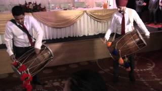 Wedding Reception Entrance  Dhol performance amp Tinie Tempah instrumental [upl. by Chery828]