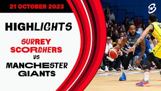 Surrey Scorchers vs Manchester Giants  Game Highlights [upl. by Lach]