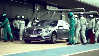 MercedesBenz S500 Plugin Hybrid TVSpot quotThe Bestquot featuring Nico Rosberg und Lewis Hamilton [upl. by Ecinahc586]