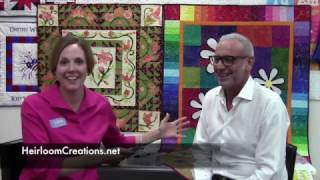 Aurifil Thread Founder Alex Veronelli Visits Heirloom Creations [upl. by Hanad846]