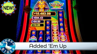 New⭐️Cash Falls Add Em Up Lotus of Egypt Slot Machine [upl. by Charlie]